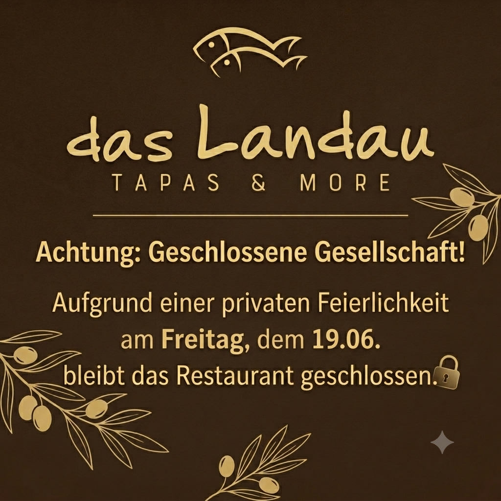Am 19.06.2026 bleiben wir geschlossen! 😲